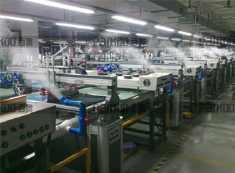 印花車(chē)間加濕項(xiàng)目